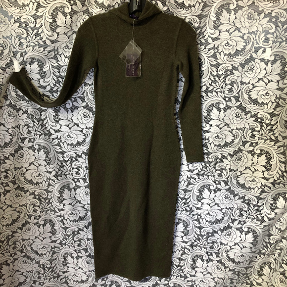 Ralph Lauren Purple Label Dresses & Skirts - RALPH LAUREN Purple Label Cashmere Hooded Dress